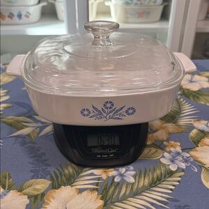 Corningware Blue CornFlower A-8-B 8x8x1 3/4